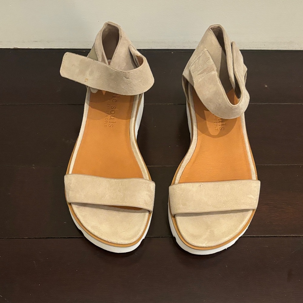 Tan Suede Sandals